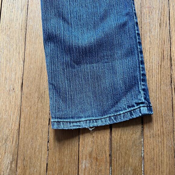 Y2K Lip Service Garage Button Fly Jeans Skull Cross Bones Grunge Mens Size 32x32 - Picture 7 of 11